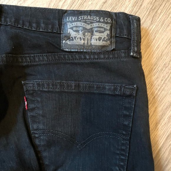 Levi’s black jeans - men’s 33x32 slim stretch fit - Picture 4 of 5
